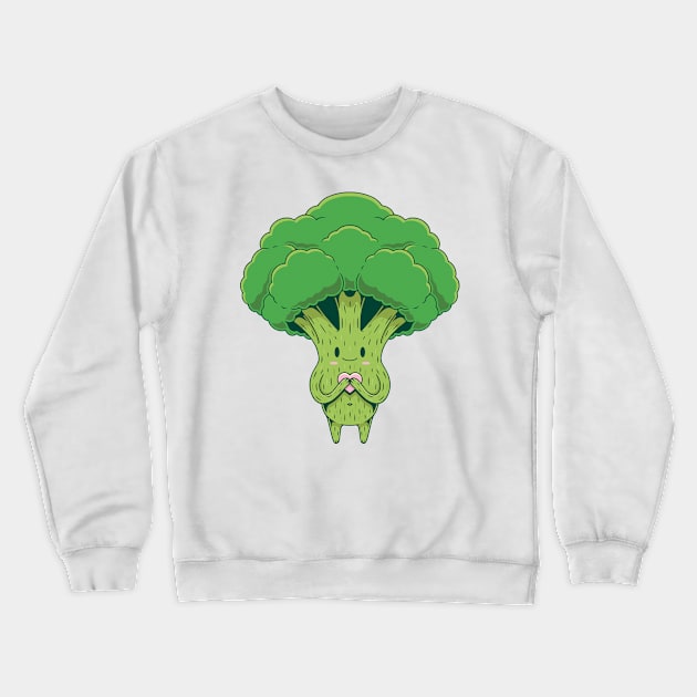 Broccolove Crewneck Sweatshirt by Alundrart